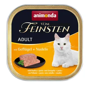 ANIMONDA Pastete ERWACHSENE - Geflügel, Nudeln für Katzen 100g
